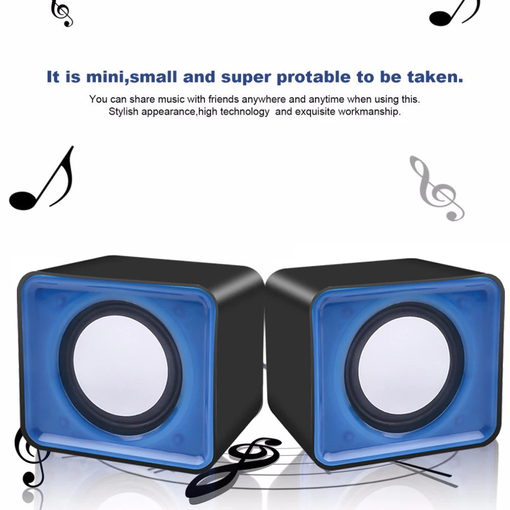 Mini PC Speaker Sound Box for Laptop & Desktop