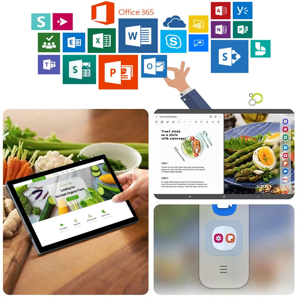 10.1" Android 13 Tablet – Octa-Core, Dual SIM, 4GB RAM, 64GB Storage