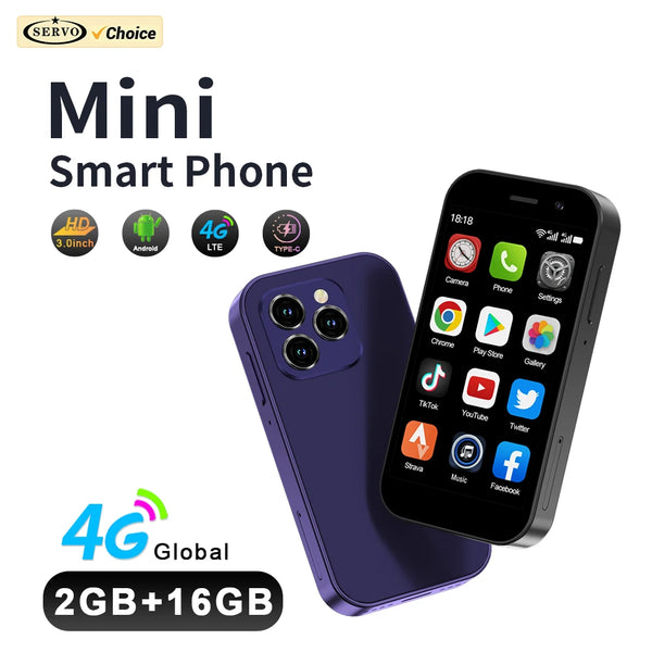 2024 SERVO KING8000 Mini 4G Smartphone