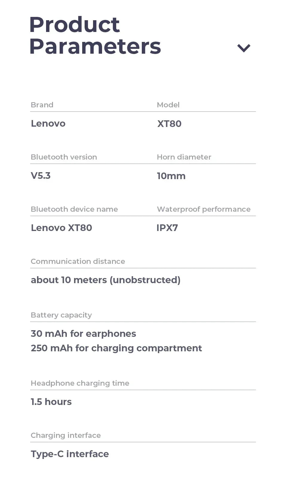 Original Thinkplus XT80 Wireless Headphones – Bluetooth 5.3 Sports Earbuds with Noise Reduction & Mic