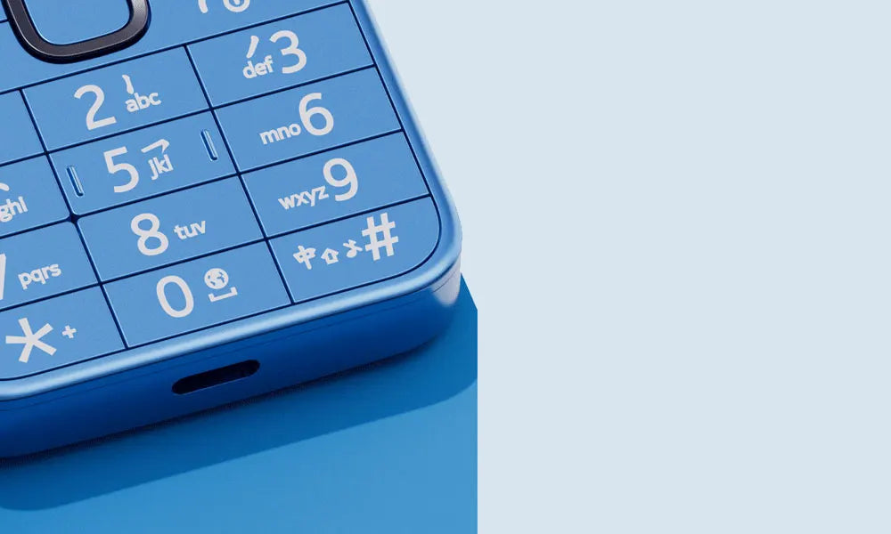 4G Feature Phone – Dual SIM, Bluetooth 5.0, 2MP Camera