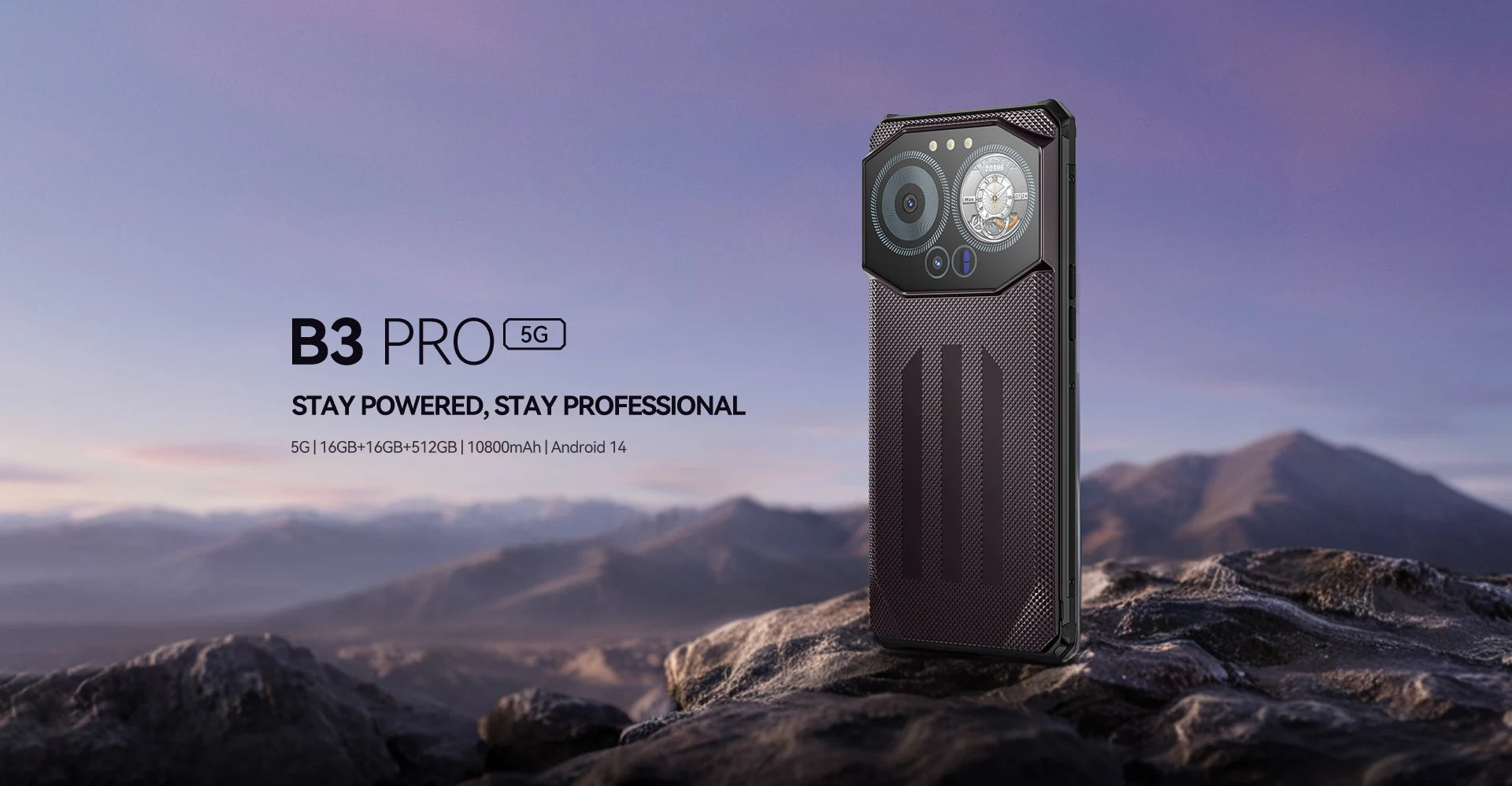 IIIF150 B3 Pro 5G Rugged Smartphone Dual Display