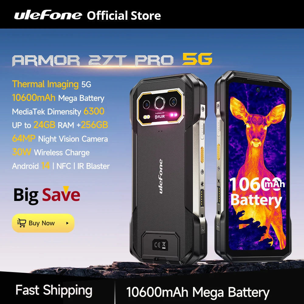 Ulefone Armor 27T Pro 5G Rugged Smartphone