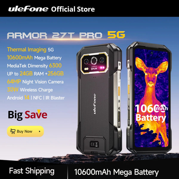 Ulefone Armor 27T Pro 5G Rugged Smartphone