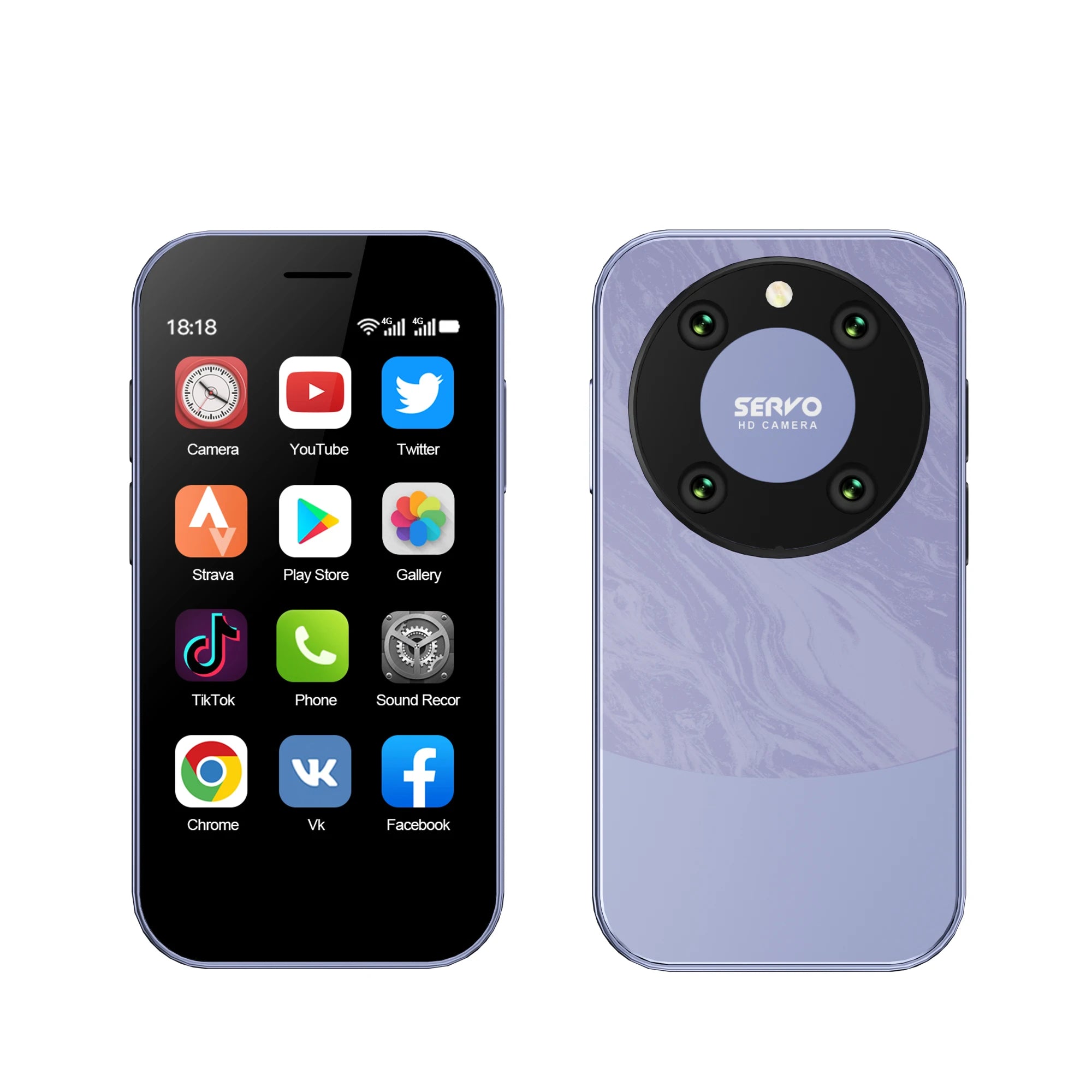 9000 Mini Smartphone – 3.0" HD, Android 10, 4G LTE