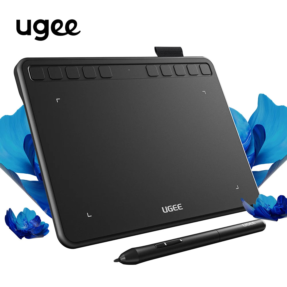 UGEE S640 Graphic Tablet – Compact Digital Drawing Pad for Creative Professionals and Students