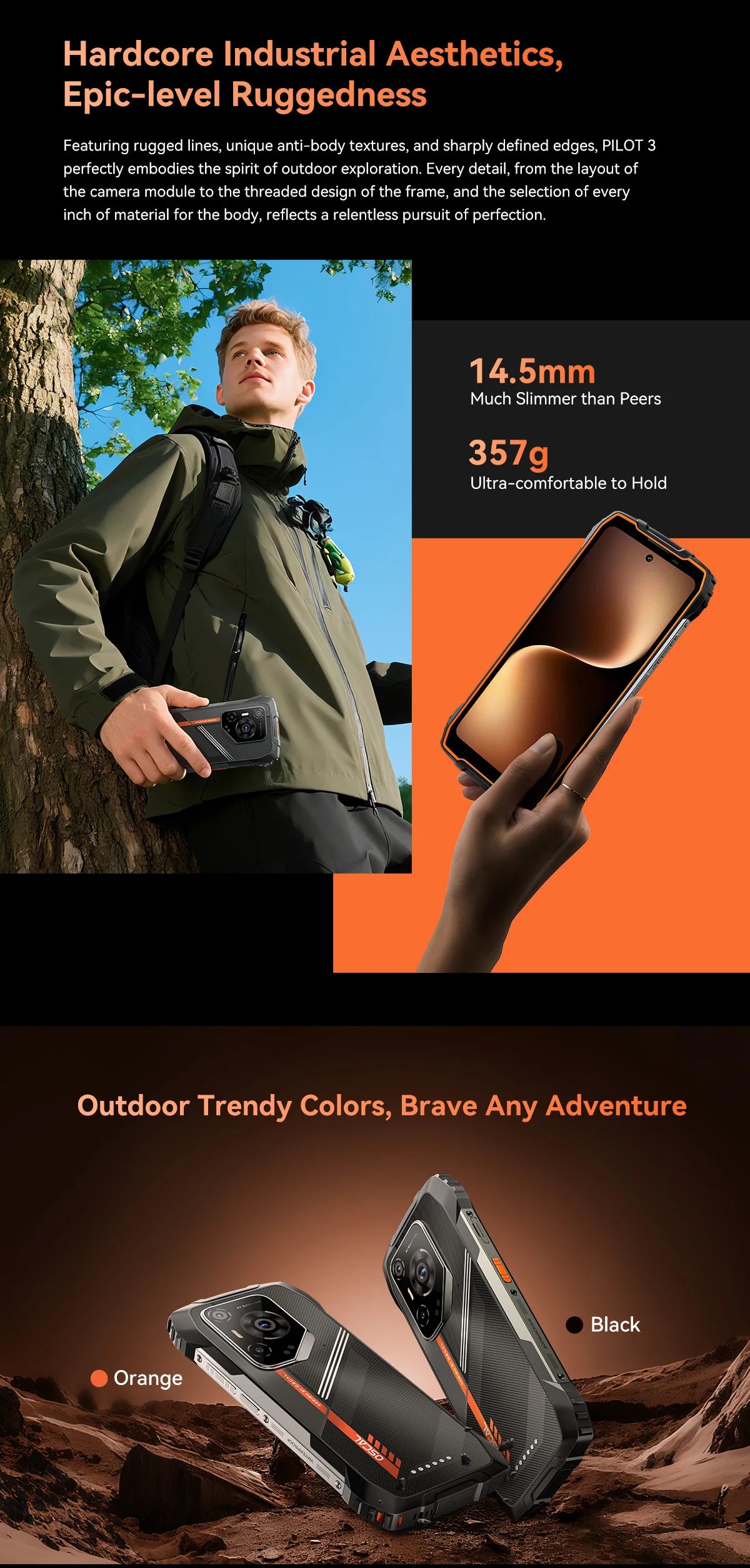 Blackview OSCAL PILOT 3 5G Rugged Smartphone