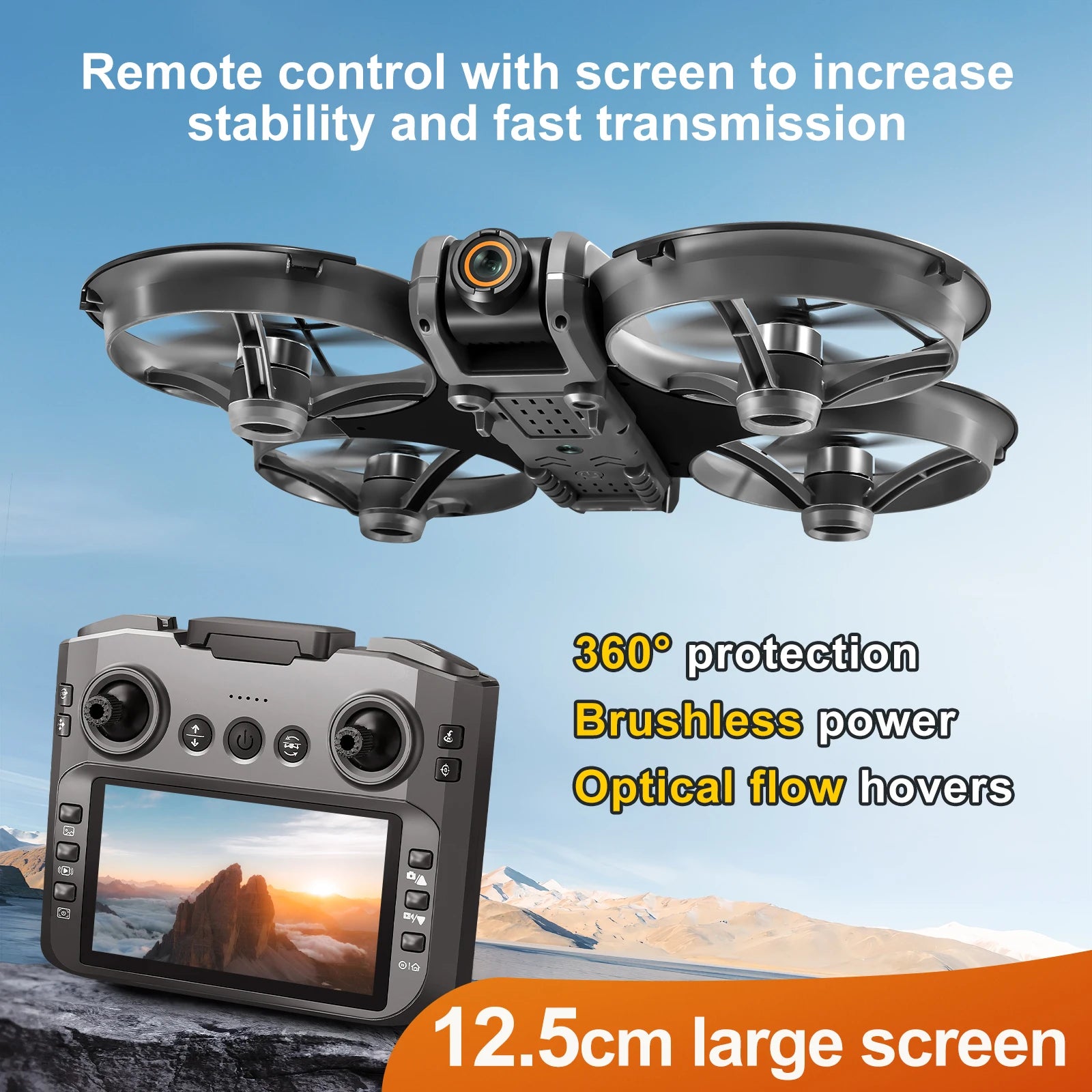 S156 RC Drone – 8K HD Dual Camera, 5G WiFi Quadcopter