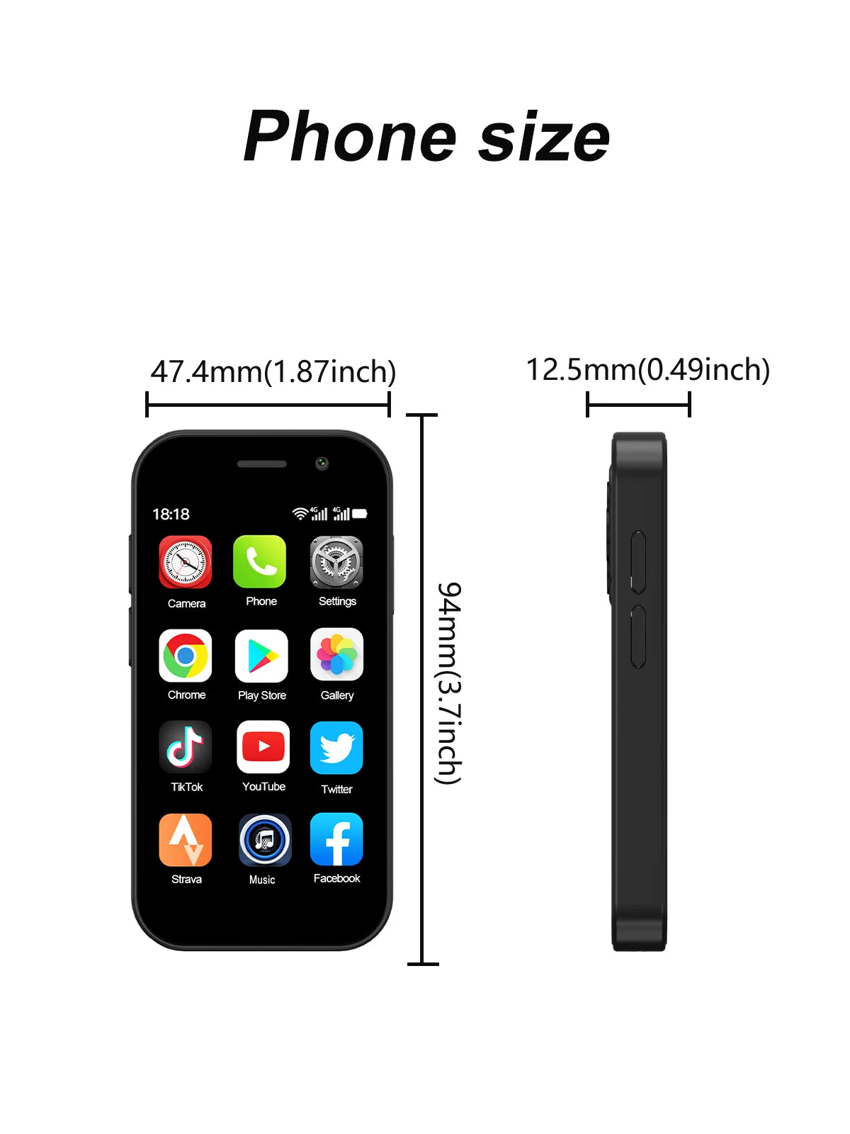 2024 SERVO KING8000 Mini 4G Smartphone