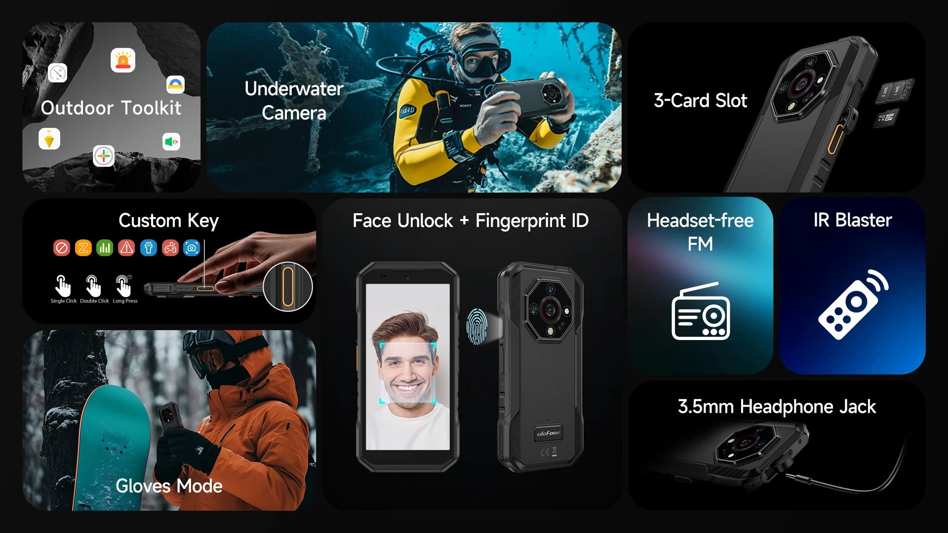 Armor X32 Pro 5G Rugged Android Phone