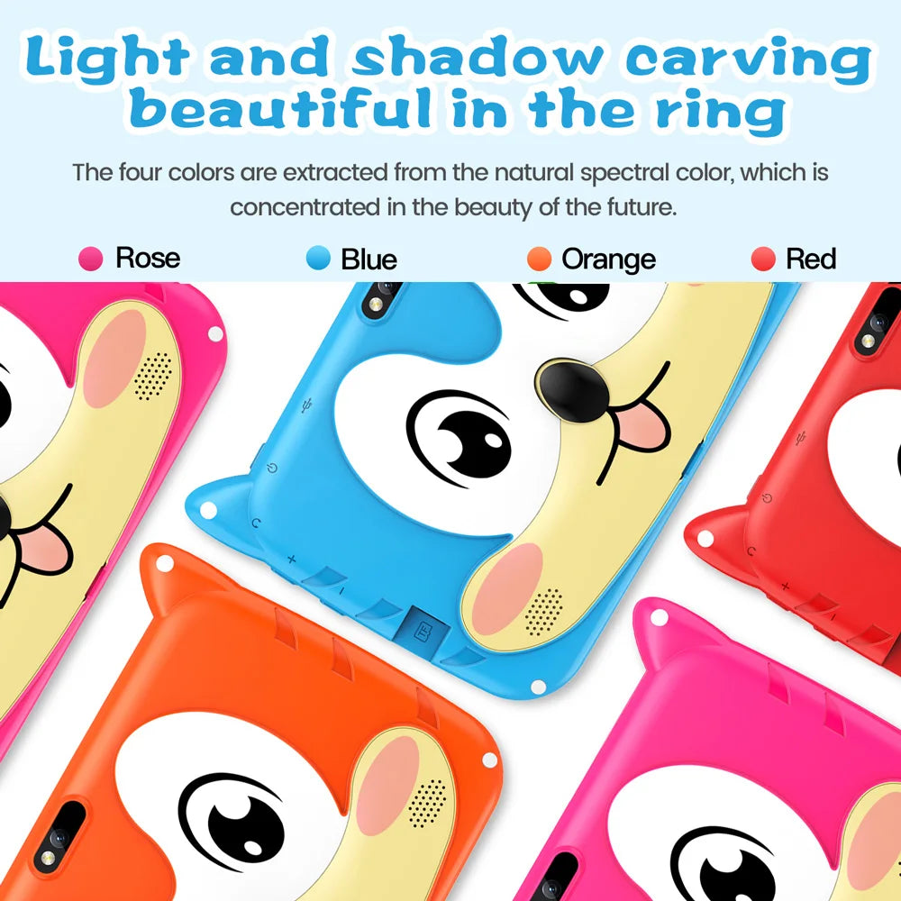 BDF 7-Inch Kids Tablet – Safe, Fun, and Educational Android 13 Device for Children
