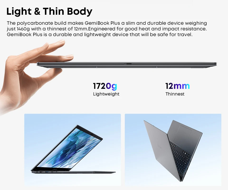 GemiBook Plus 15.6" Laptop