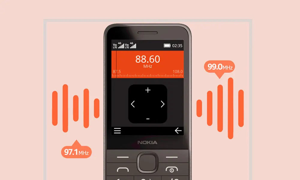 4G Feature Phone – Dual SIM, Bluetooth 5.0, 2MP Camera