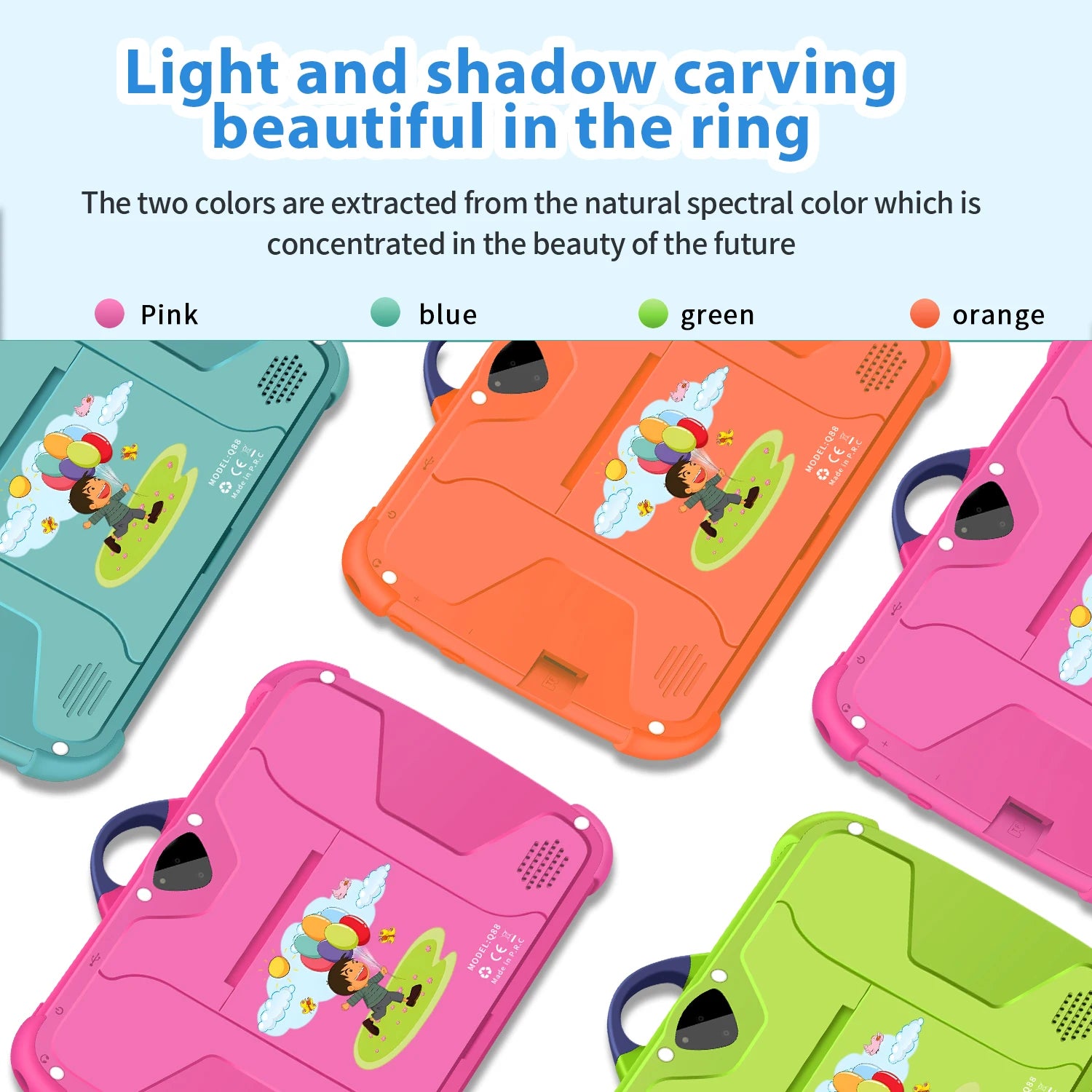 7" Kids Tablet Android 13 – Educational Learning Tablet for Children