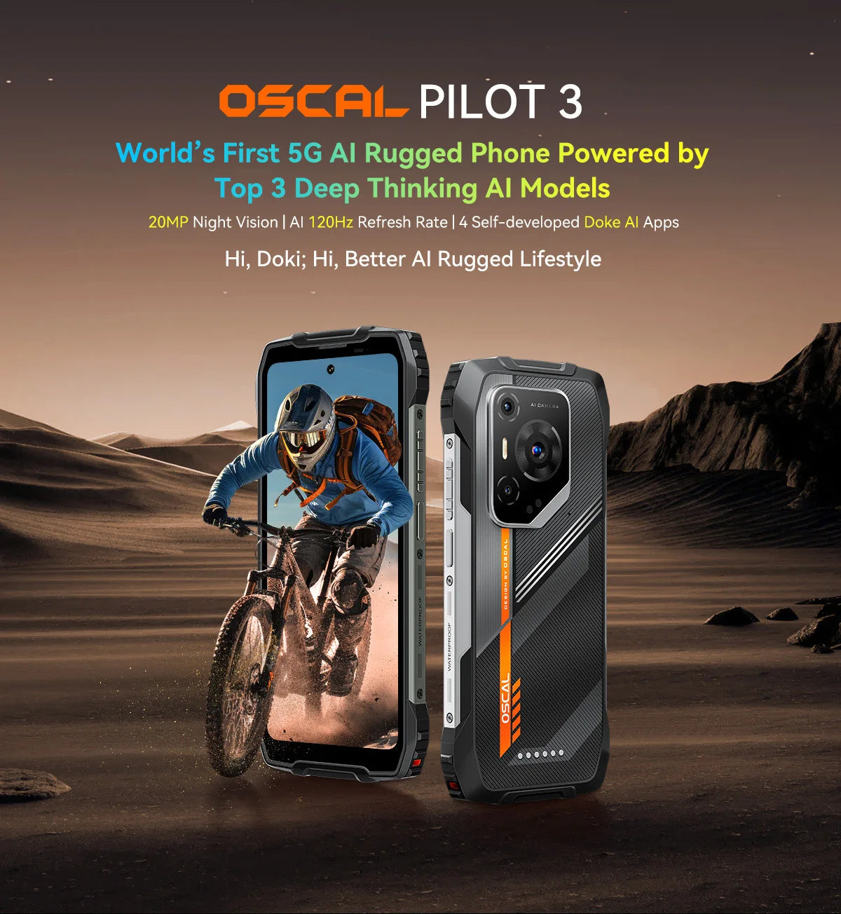Blackview OSCAL PILOT 3 5G Rugged Smartphone
