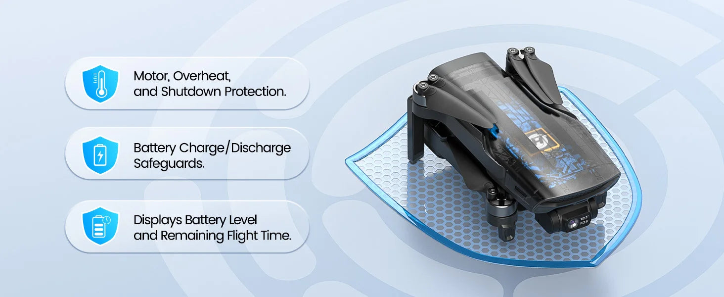 HS900 GPS Drone – 4K Camera, 3-Axis Gimbal, 48MP Photos