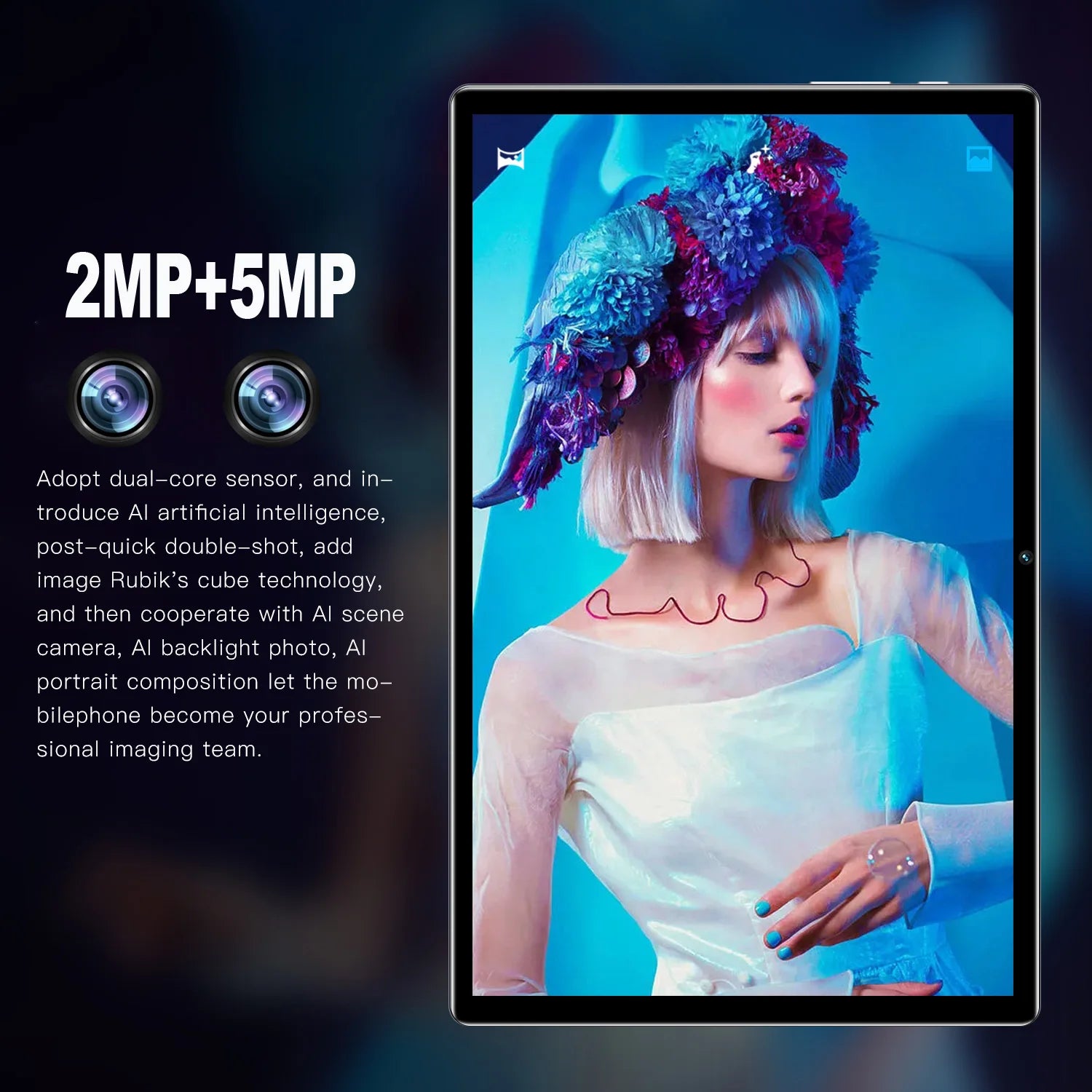 10.1" Android 13 Tablet – Octa-Core, Dual SIM, 4GB RAM, 64GB Storage