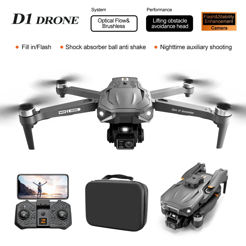 2024 D1 5G GPS Drone – 4K HD Camera & 360° Obstacle Avoidance Quadcopter