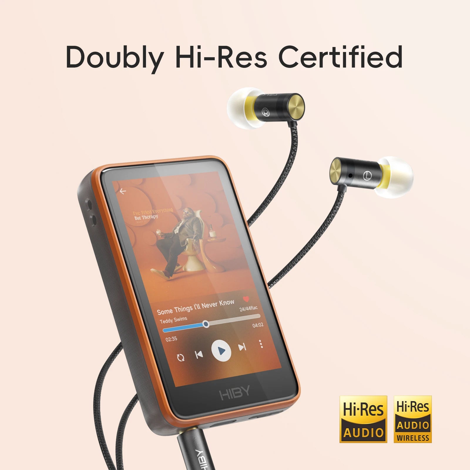 HiBy R1 Hi-Fi Music Player Bluetooth 5.1 & WiFi DAC