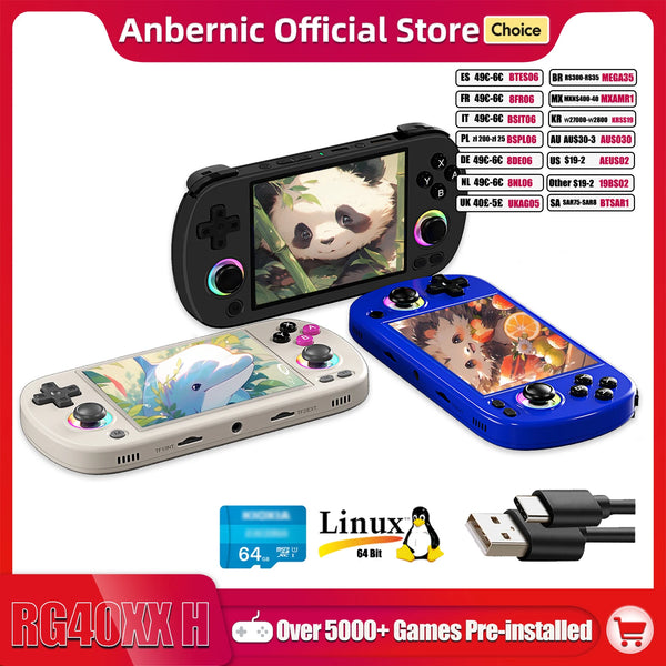 ANBERNIC RG40XX H Retro Handheld Game Console