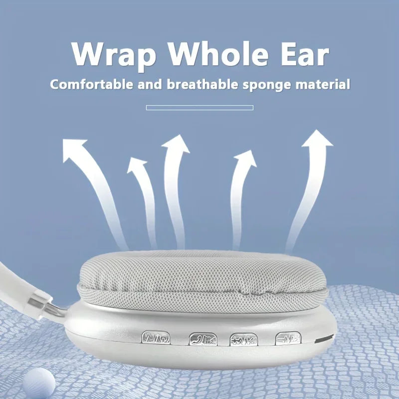 P9 Wireless Bluetooth Headphones with Mic & Noise Cancelling