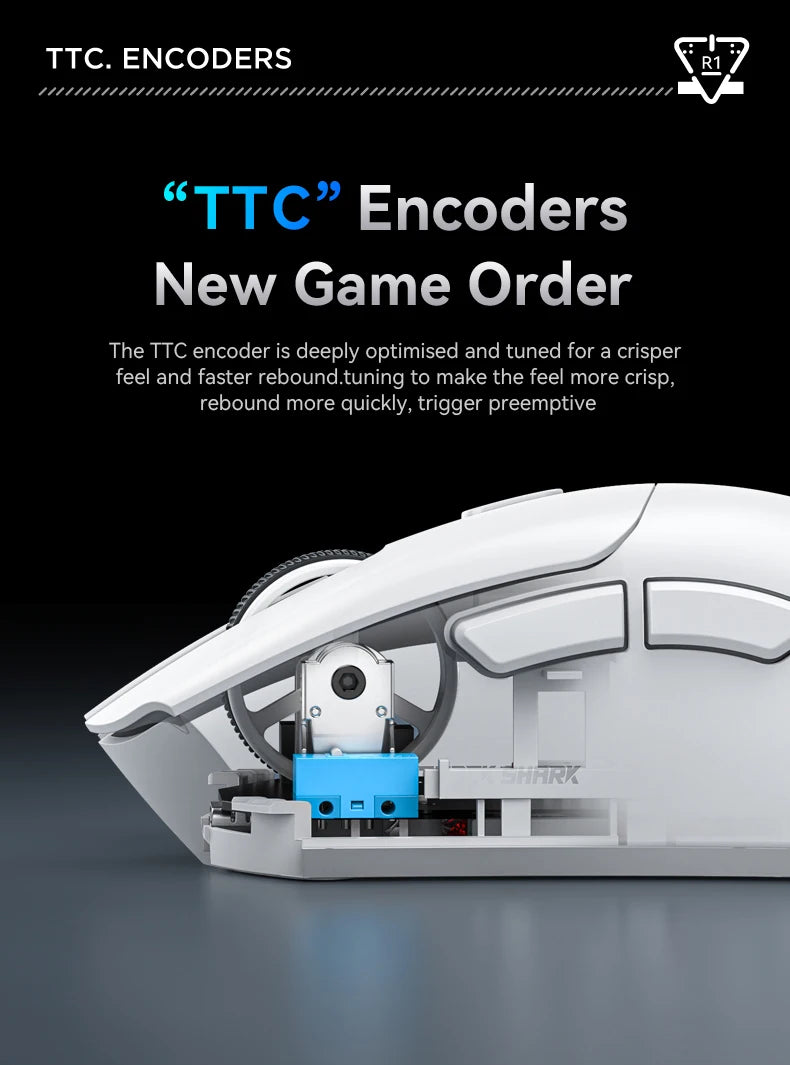 Attack Shark R1 Wireless Gaming Mouse