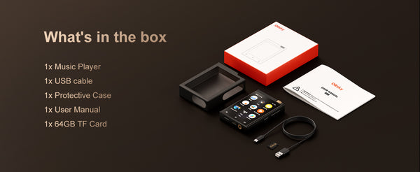 Oilsky Hi-Fi MP3 Player with Bluetooth & WiFi 64GB